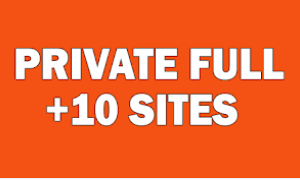 PRIVATE FULL +10 SITES COMBO +30 DAYS WARRANTY
