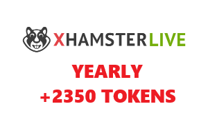 XHAMSTERLIVE YEARLY ULTIMATE MEMBERSHIP +2350 TOKENS
